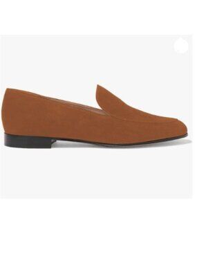 FOWT Brown V Cut Loafer Flats Slip on Ballet Round Toe Loafers Low Bock Shoes